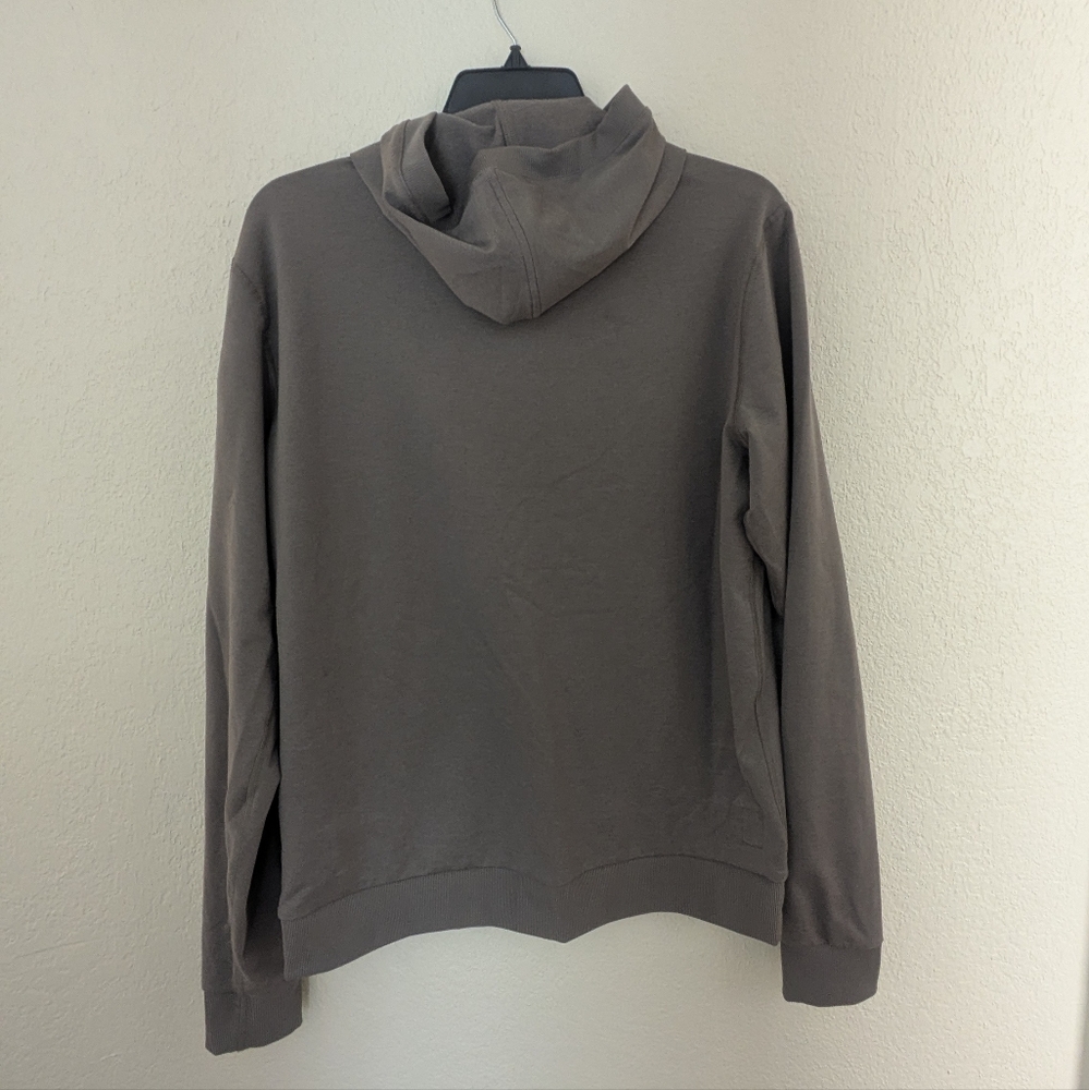 Vuori Men's Zip Up Hoodie - Dove Grey - Picture 2 of 3